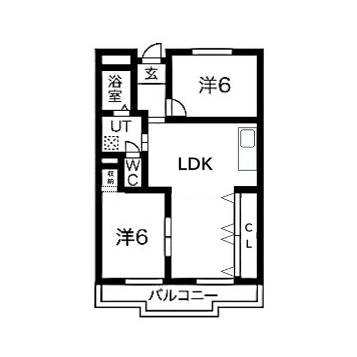 ブリッジコート新鵜沼の間取り