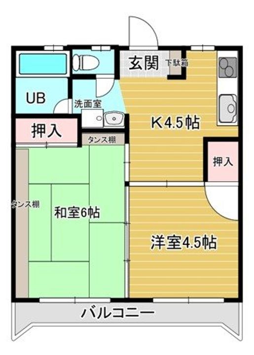 ユートピア小船越の間取り
