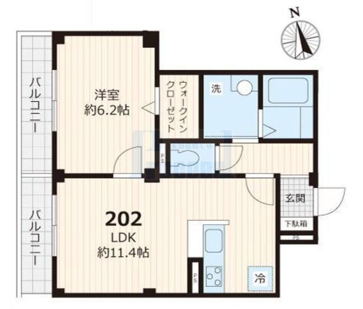 ヴィル ドミールの間取り