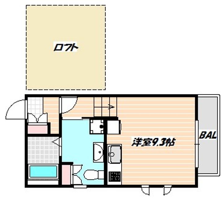 千葉県船橋市本中山3(アパート)の賃貸物件の間取り