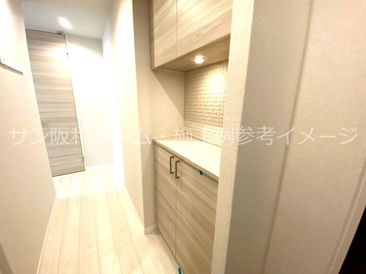 シャーメゾンレーヴの玄関