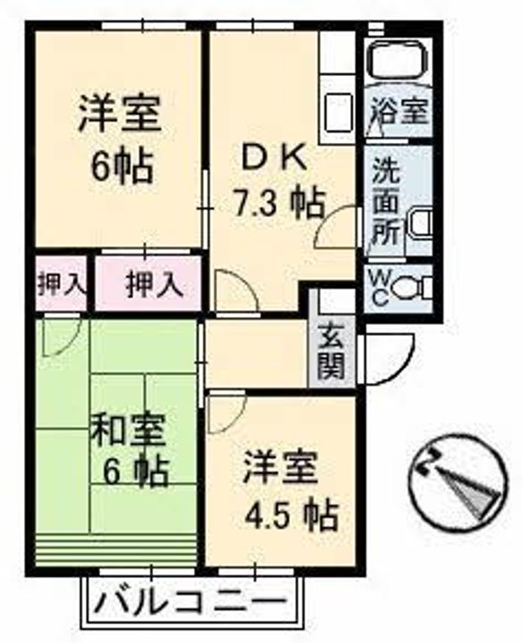 フレグランス高須の間取り