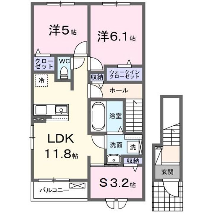 パフューミーの間取り
