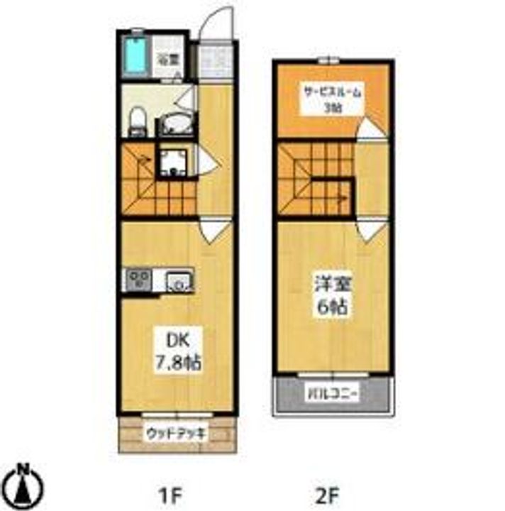 栃木県宇都宮市江曽島5(一戸建)の賃貸物件の間取り