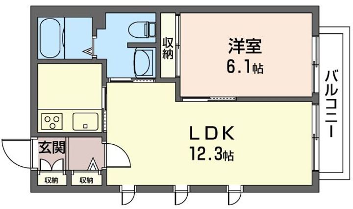 ヴィラージュ根岸旭台の間取り