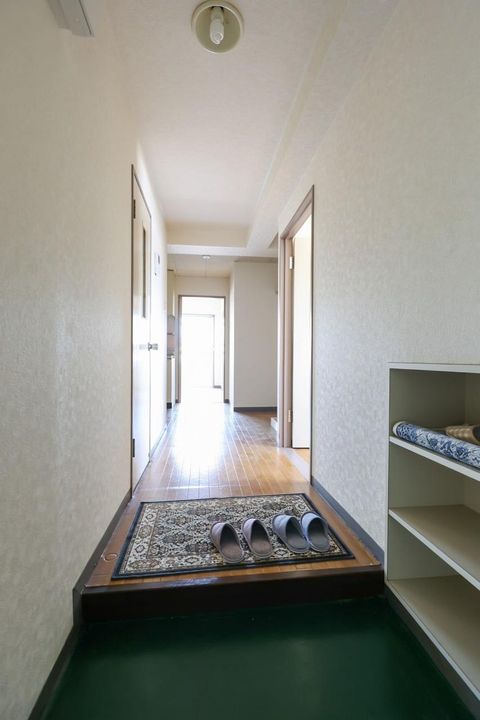 小山宮武マンションの玄関
