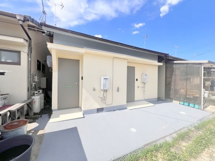 佐紀町平屋の外観