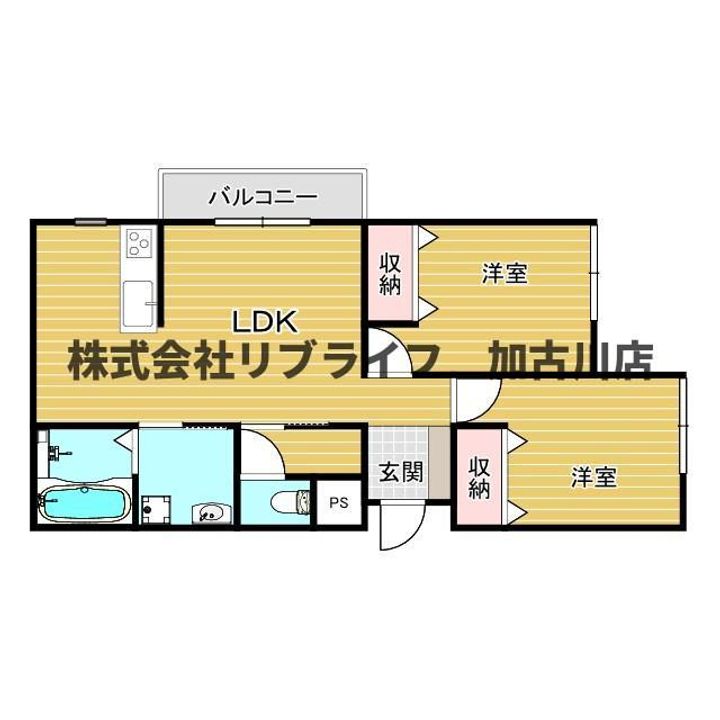 バローレ加佐の間取り