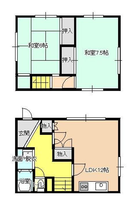千葉県市川市鬼高3(一戸建)の賃貸物件の間取り