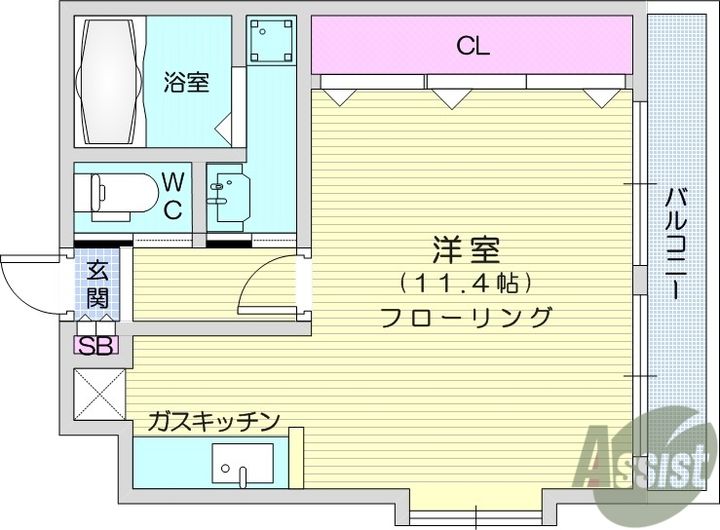 シャルマンの間取り