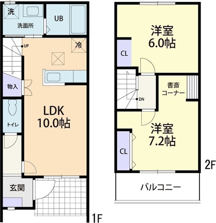 ルミエール MHの間取り