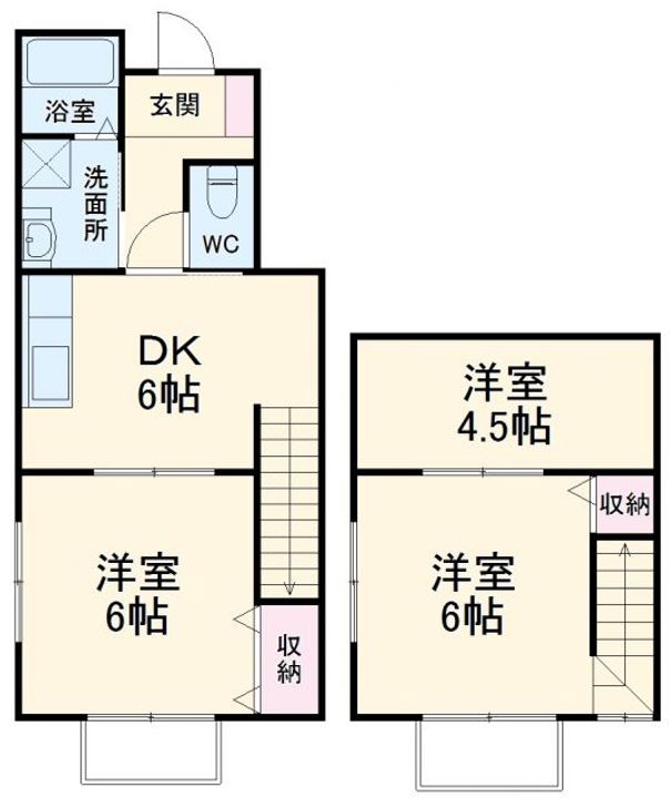 オオツカハイツの間取り