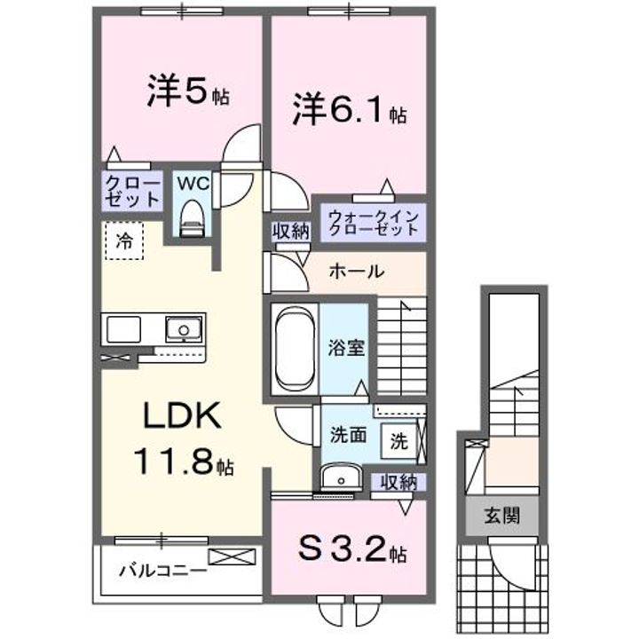パフューミーの間取り