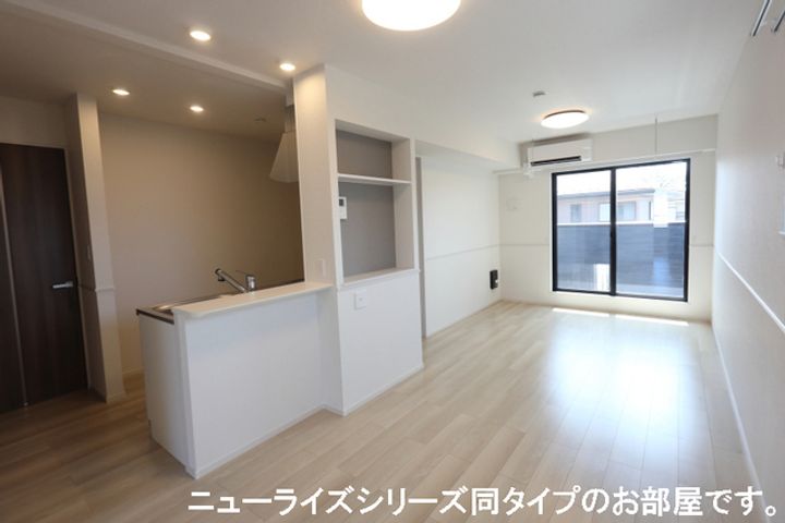 茨城県筑西市門井(アパート)の賃貸物件の居間