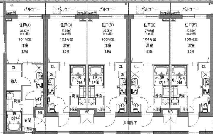Lala Nishiazabuの間取り