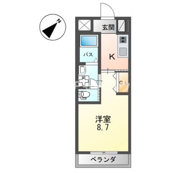 コンフォール二軒茶屋の間取り