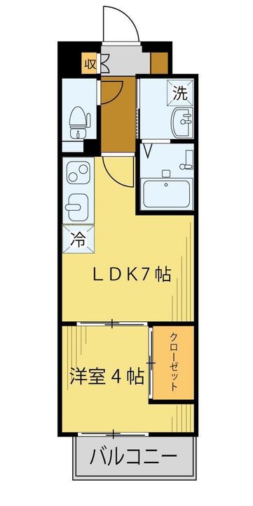 シェルグランデ六丁目の間取り