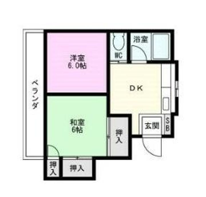 ハイツマコトの間取り