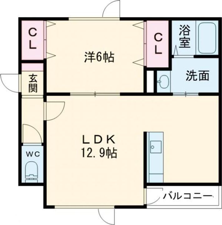 レインボーハウスBonheurの間取り