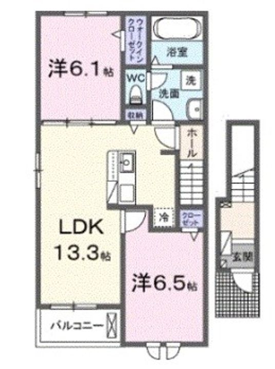 ルミナーレBの間取り