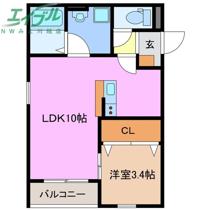 LECOCON四日市VIIIの間取り