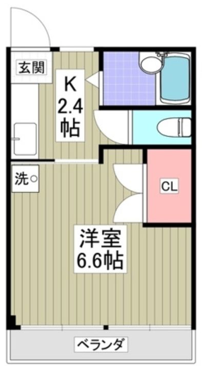 神奈川県川崎市麻生区高石4(マンション)の賃貸物件の間取り