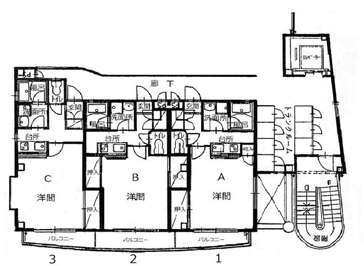 キャピタルローズ Bタイプの間取り