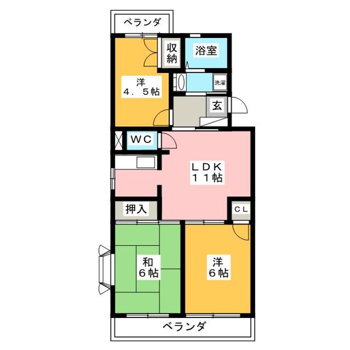 グレイスコートの間取り