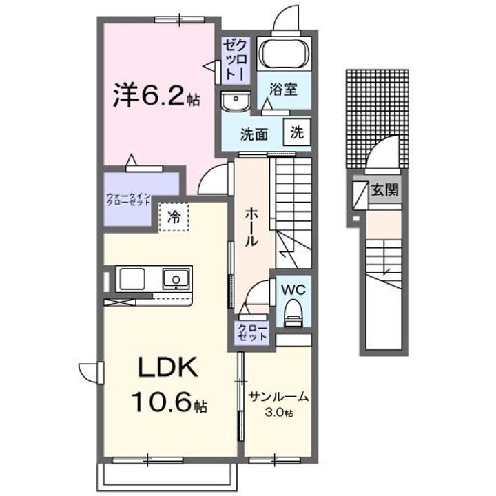 グランディディエライトの間取り