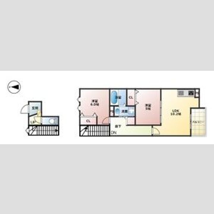 フロンティアの間取り