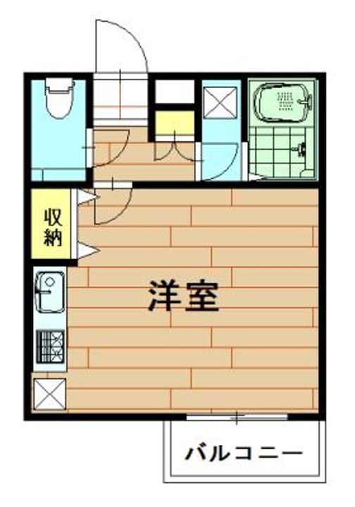 神奈川県川崎市中原区市ノ坪(マンション)の賃貸物件の間取り