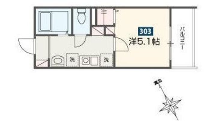 MELDIAかしわ台IIIの間取り