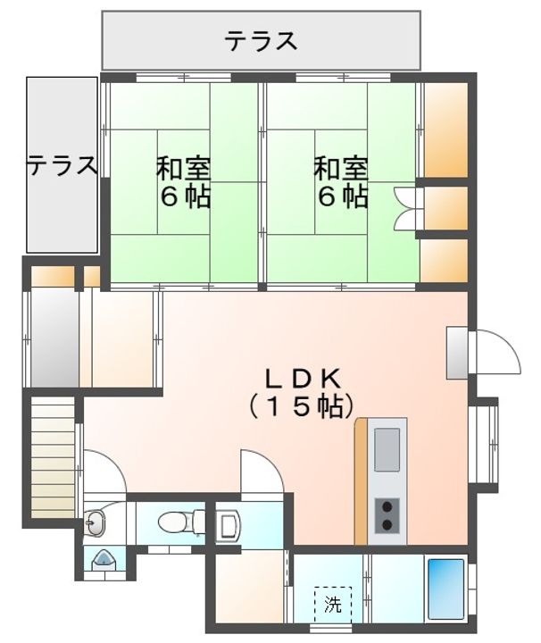 鹿児島県鹿屋市串良町細山田(一戸建)の賃貸物件の間取り