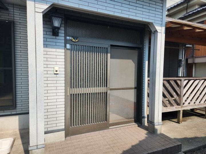 鹿児島県鹿屋市串良町細山田(一戸建)の賃貸物件の玄関