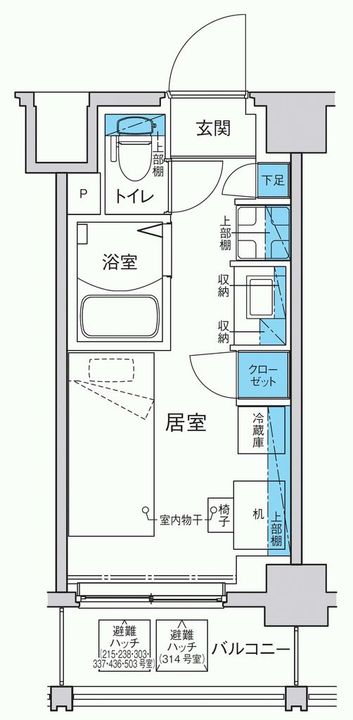 キャンパスヴィレッジ千歳烏山の間取り
