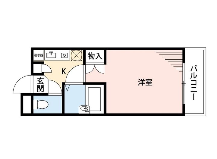 リバーサイド12番館の間取り