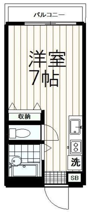 東京都多摩市永山6(マンション)の賃貸物件の間取り