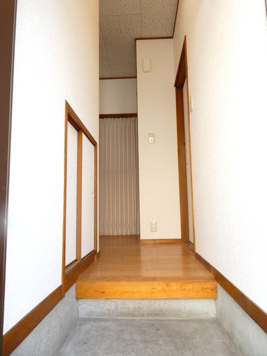 田中コーポの玄関
