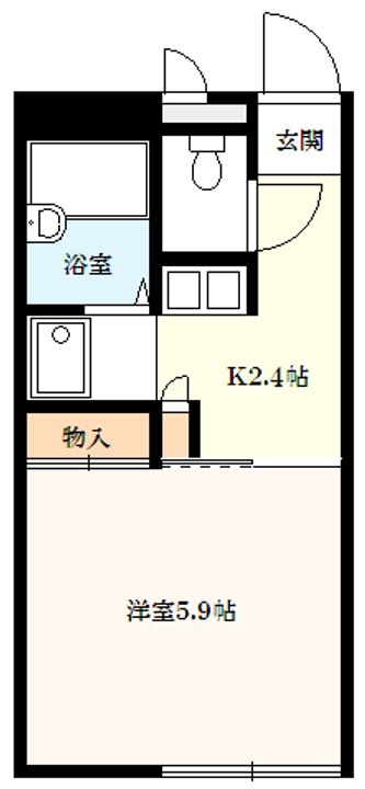 フォルビート伊勢原の間取り