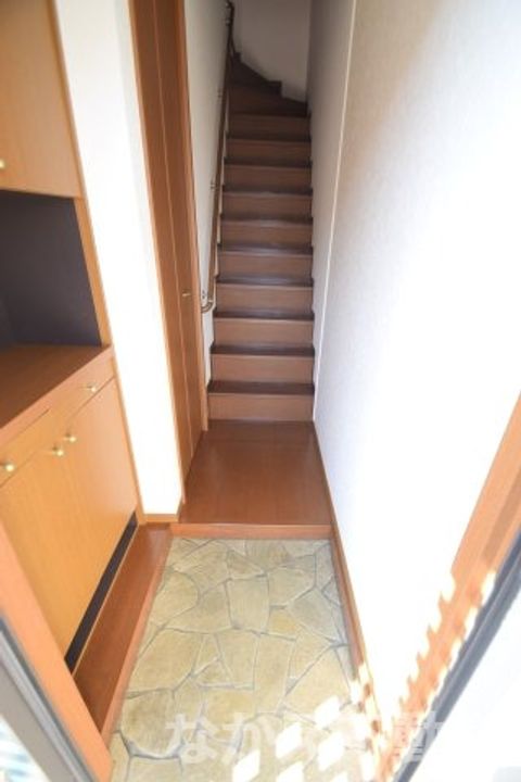 徳島県阿南市那賀川町上福井堂免(アパート)の賃貸物件の玄関