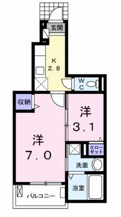 ステーションハウス・Mの間取り
