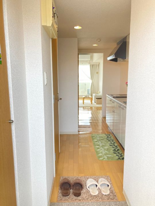 プロシード仙台小鶴新田の玄関