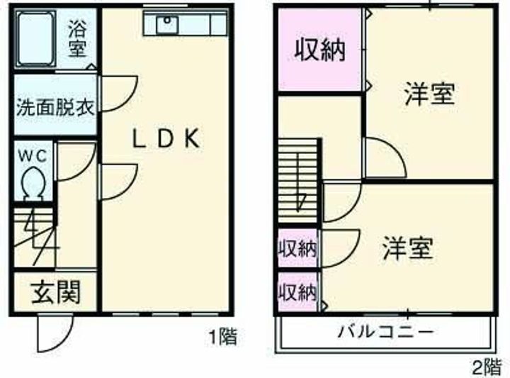神奈川県小田原市小台(一戸建)の賃貸物件の間取り