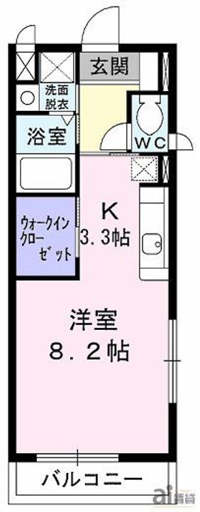 埼玉県ふじみ野市駒林元町4(アパート)の賃貸物件の間取り