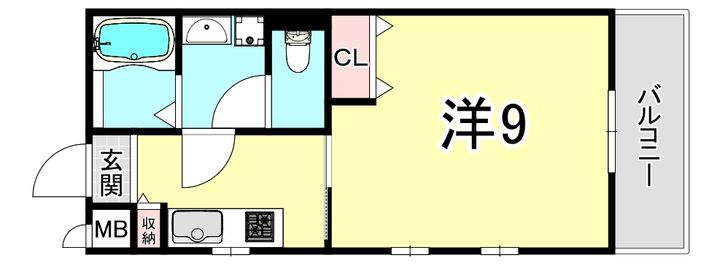 兵庫県神戸市垂水区塩屋町5(アパート)の賃貸物件の間取り