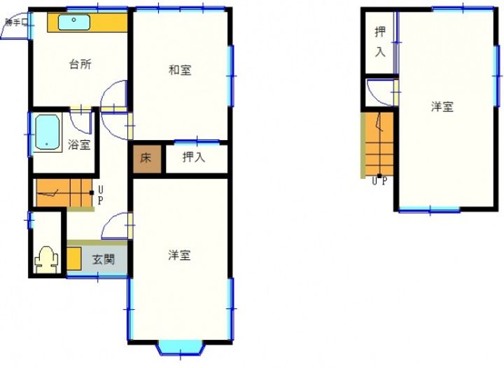 広島県広島市東区中山西1(一戸建)の賃貸物件の間取り