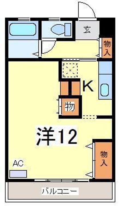 コンホルト不来方の間取り