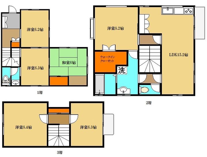 宮城県仙台市若林区荒井4(一戸建)の賃貸物件の間取り