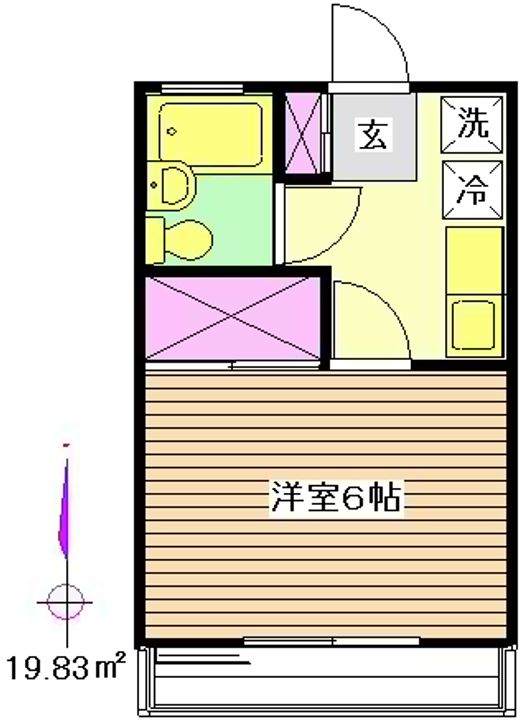 花栗INNの間取り