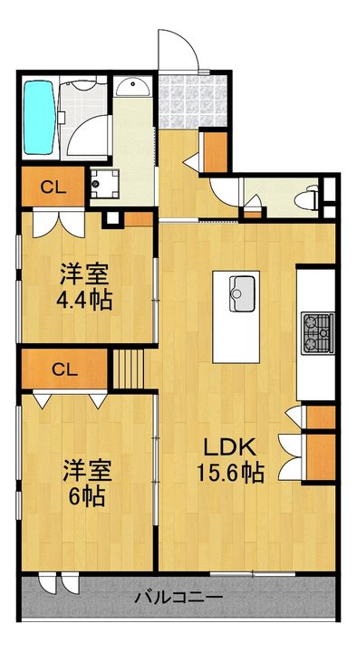 (仮称)仲町台1丁目メゾンの間取り